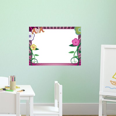 Flower Power Dry Erase Sticker