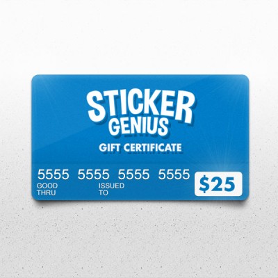 25 Gift Certificate