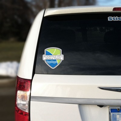 Bloomfield Swim Tennis Car Sticker