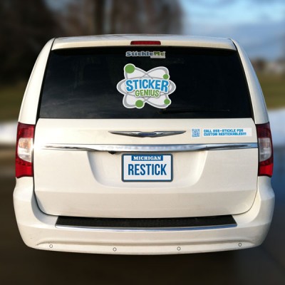 Full Window Restickable Sticker