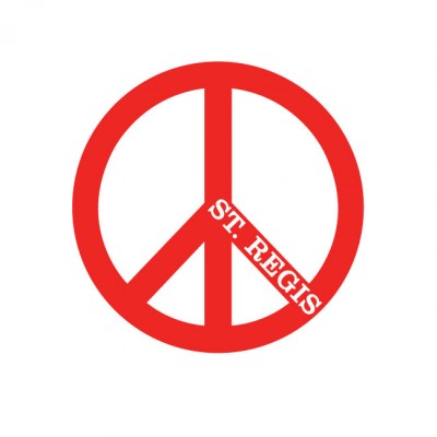 St. Regis Red Peace Sign