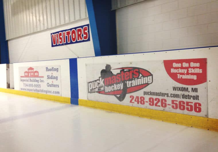 Hockey Dasher Board Graphics Sticker Genius