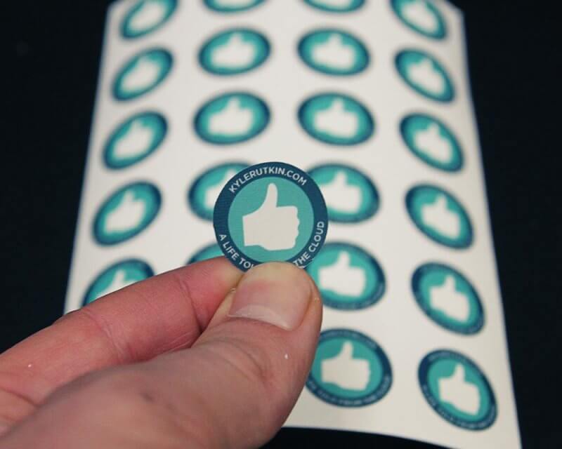 Clear Vinyl Stickers Custom Clear Decals Sticker Genius