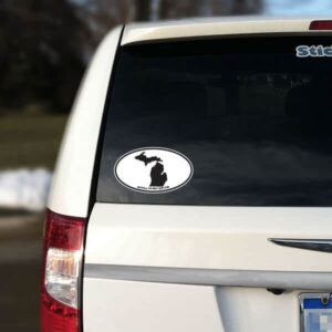 Michigan Silhouette Car Sticker