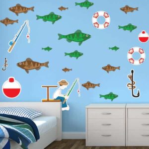 The Fisherman Restickable Fish Stickers