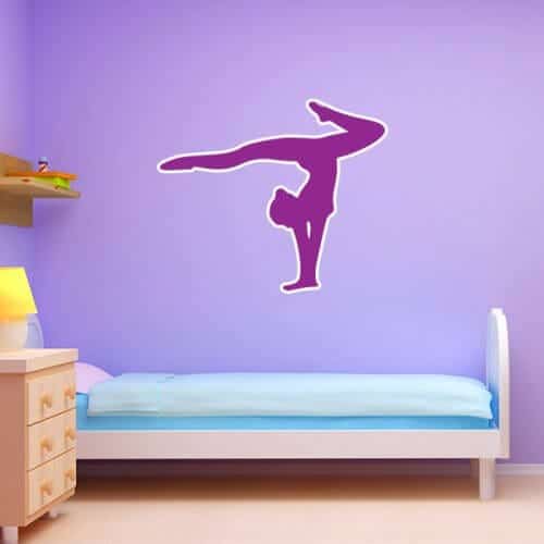Gymnastics Wall Décor Gymnastics Bedroom Décor Sticker Genius