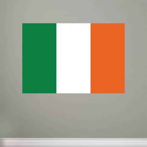 Irish Decals Irish Wall Decals The Flag of Ireland Sticker