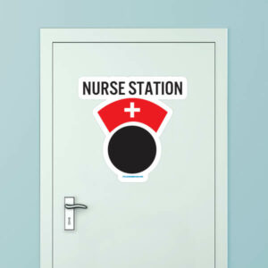 Nurse Station Custom Door Graphic