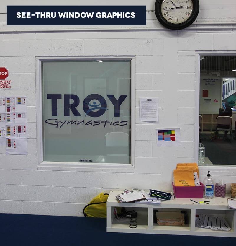 Vinyl Window Graphics Perforated Window Graphics