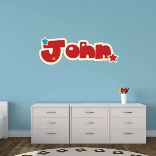 Childrens Name Wall Stickers Vinyl Name Wall Decals
