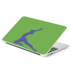 green gymnastics laptop removable device skin