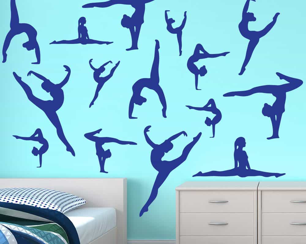 Gymnastics Wall Stickers Gymnastic Wall Decals