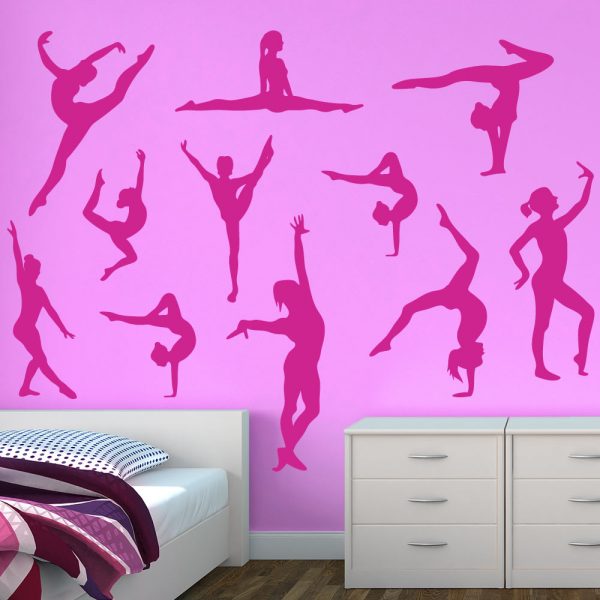 Darling Dancers Silhouette Wall Decals