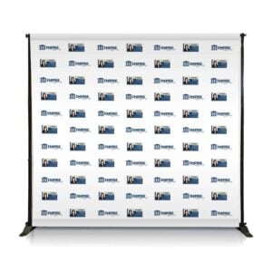 Step and Repeat Banner Display With Stand
