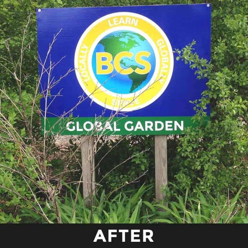 Outdoor Sign Board Custom Outdoor Sign Sticker Genius