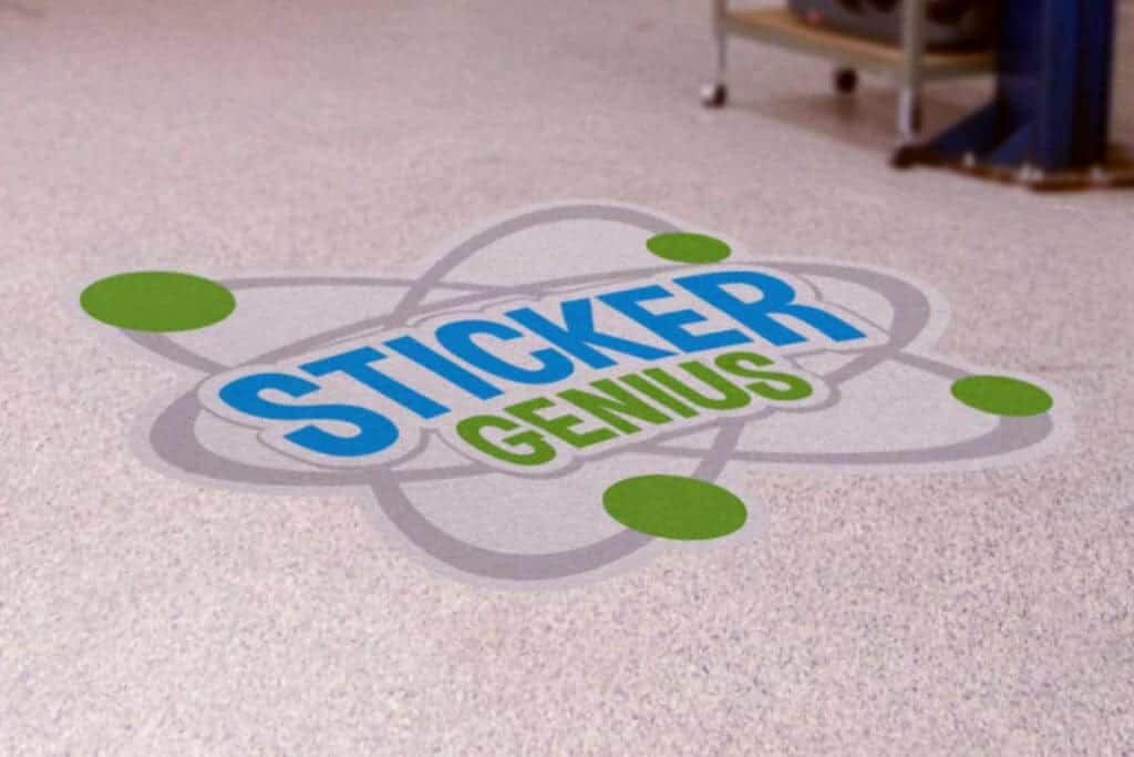 Branding Sticker Genius