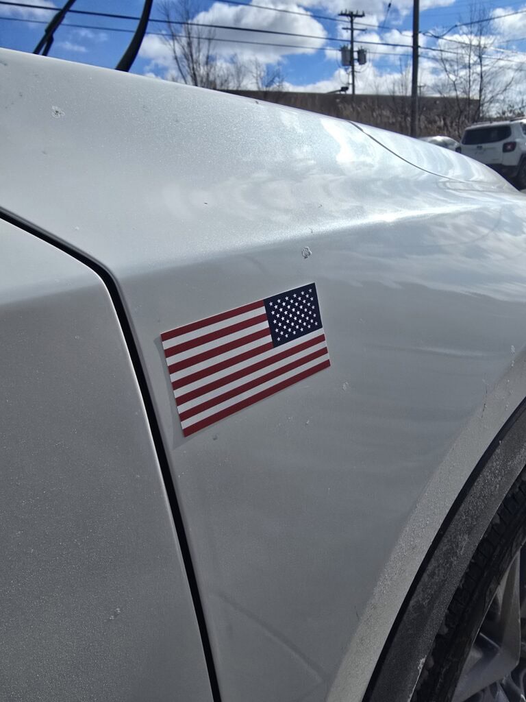 American Flag positioning